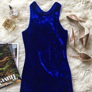 F21 Crushed Velvet Bodycon Dress